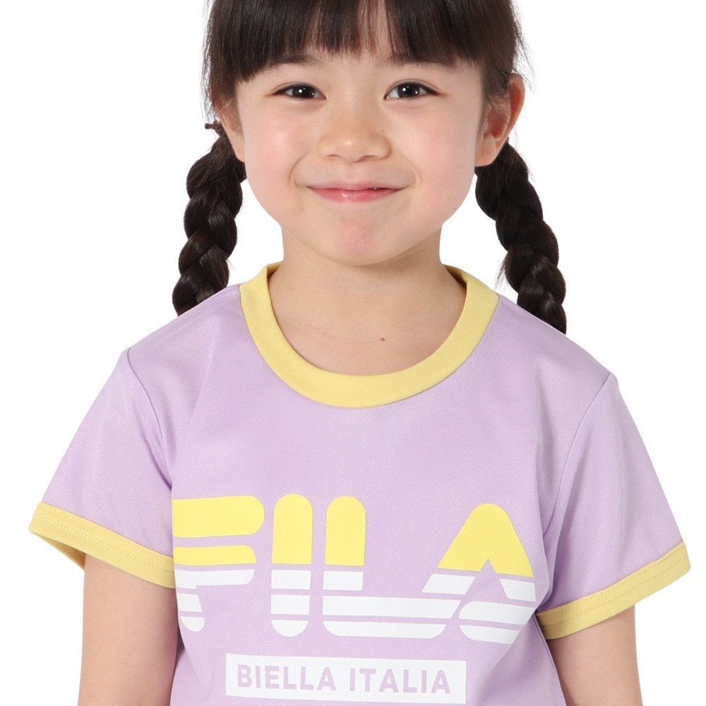 フィラ（FILA）（キッズ）ガールズ 半袖Tシャツ 115702 LAV