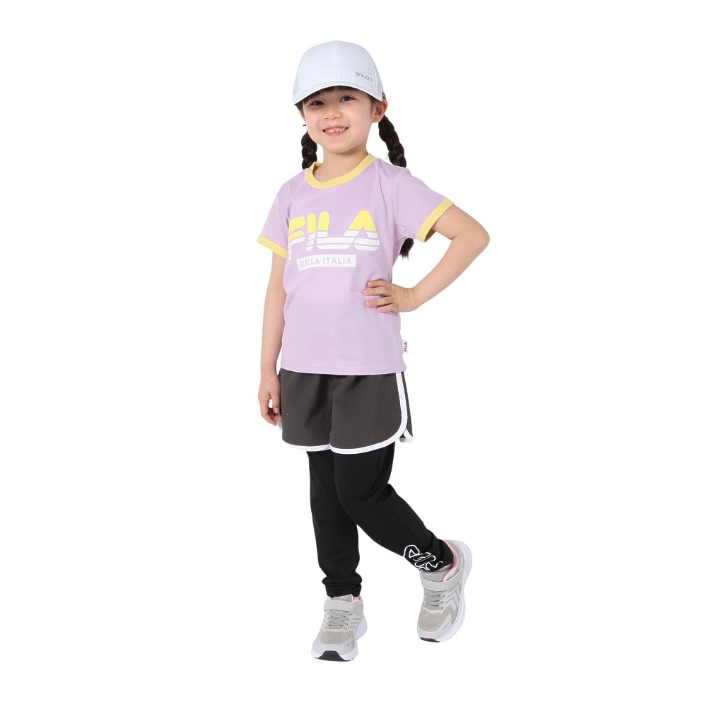 フィラ（FILA）（キッズ）ガールズ 半袖Tシャツ 115702 LAV