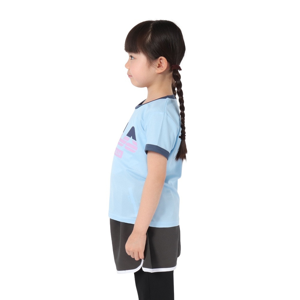 フィラ（FILA）（キッズ）ガールズ 半袖Tシャツ 115702 SAX