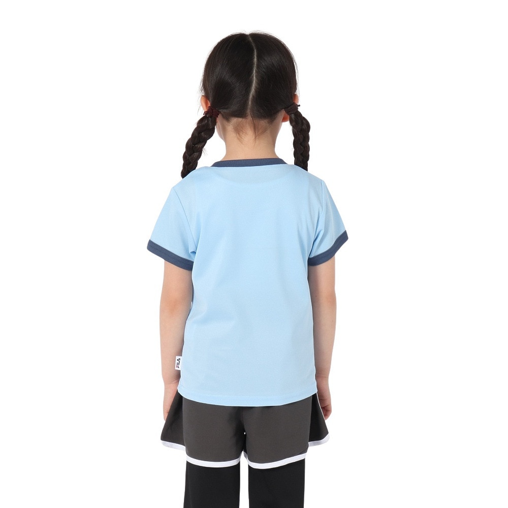フィラ（FILA）（キッズ）ガールズ 半袖Tシャツ 115702 SAX