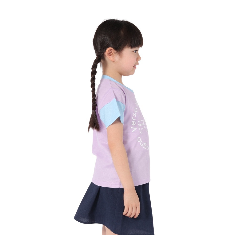 フィラ（FILA）（キッズ）ガールズ 半袖Tシャツ 115703 LAV