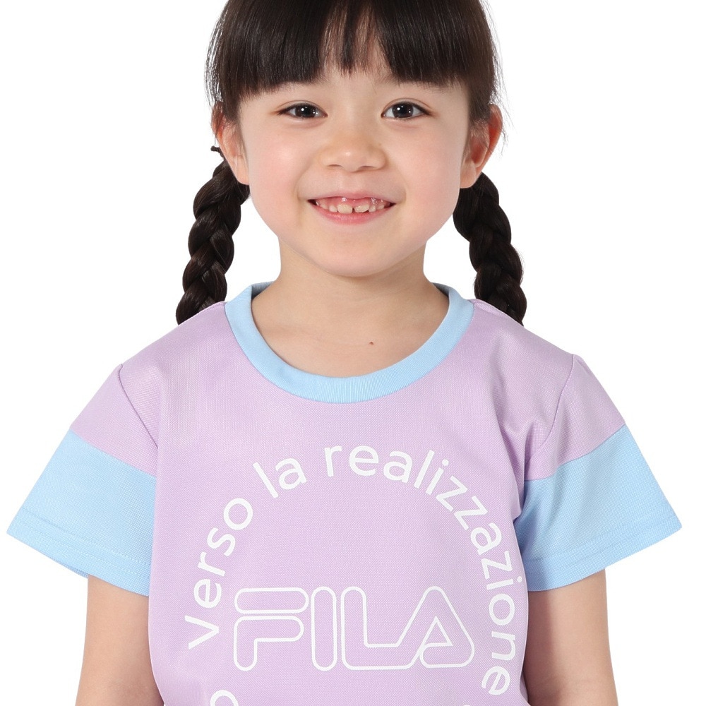 フィラ（FILA）（キッズ）ガールズ 半袖Tシャツ 115703 LAV