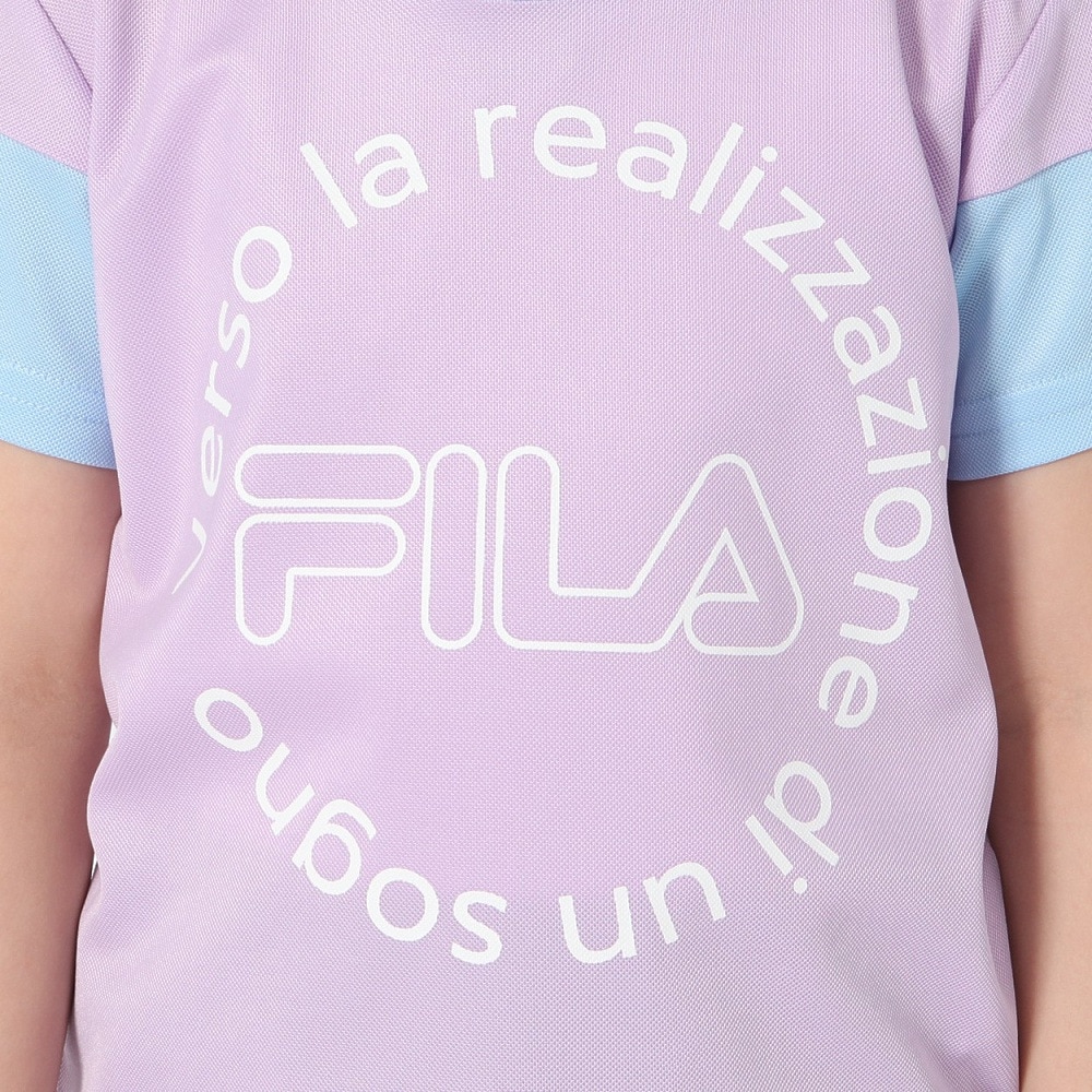 フィラ（FILA）（キッズ）ガールズ 半袖Tシャツ 115703 LAV