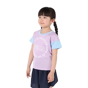 (キッズ)ガールズ 半袖Tシャツ 115703 LAV