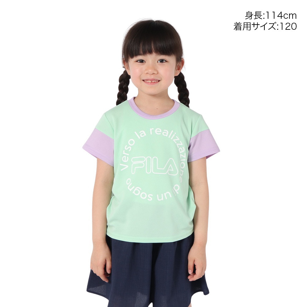 フィラ（FILA）（キッズ）ガールズ 半袖Tシャツ 115703 MNT