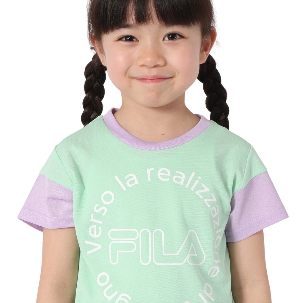 フィラ（FILA）（キッズ）ガールズ 半袖Tシャツ 115703 MNT
