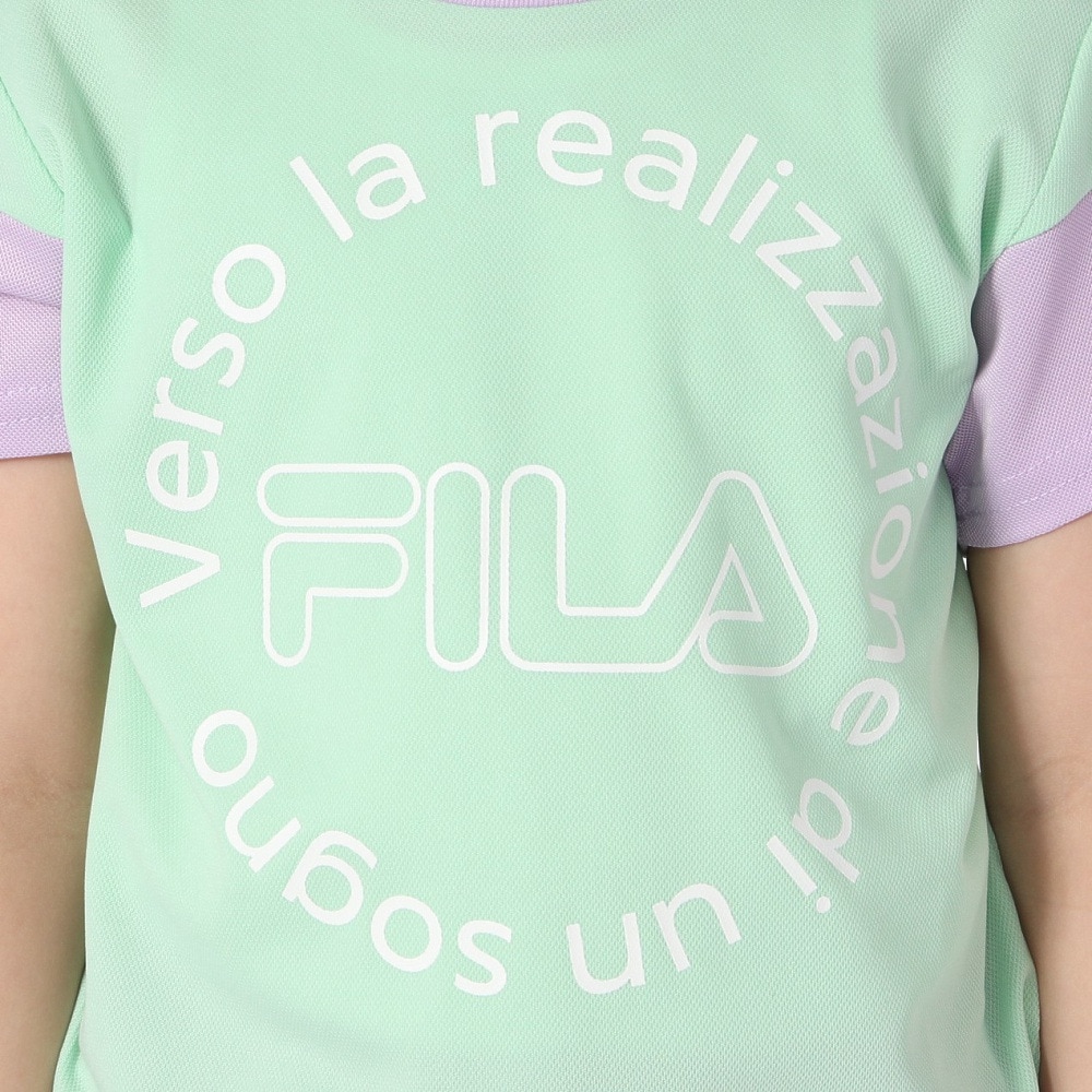 フィラ（FILA）（キッズ）ガールズ 半袖Tシャツ 115703 MNT
