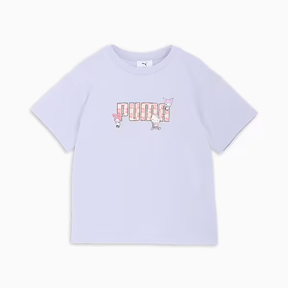 プーマ（PUMA）（キッズ）PUMA×ハローキティ&フレンズ リラックス グラフィック 半袖Tシャツ 630062 47 LVD