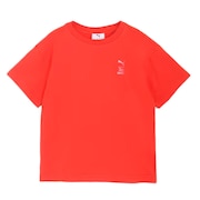 (キッズ)ガールズ ハローキティ アンド フレンズ リラックス グラフィック 半袖 Tシャツ 630062 15 RED