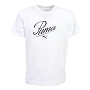 (キッズ)ジュニア ESS SCRIPT Tシャツ 687892 02 WHT