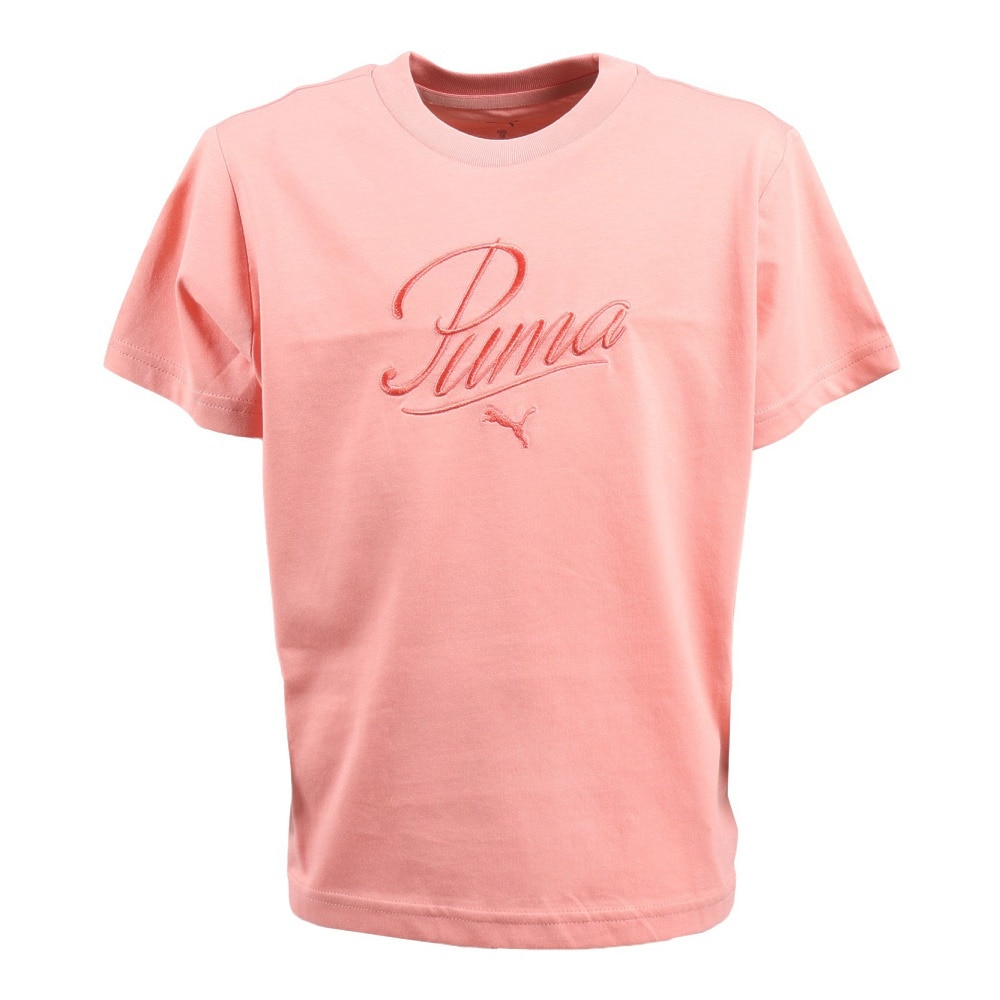 プーマ（PUMA）（キッズ）ジュニア ESS スクリプト 半袖Tシャツ 687892 18 SPNK