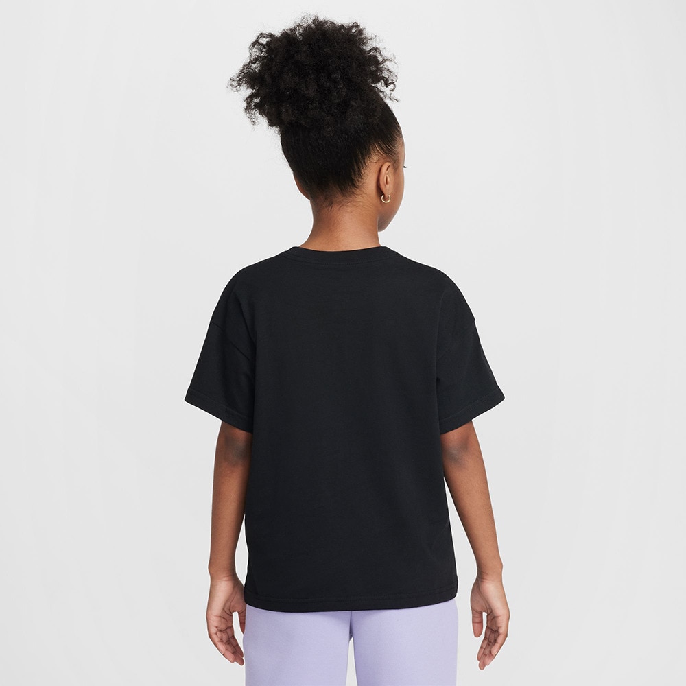 ナイキ（NIKE）（キッズ）スポーツウェア ガールズ 半袖 Tシャツ HQ2337-010