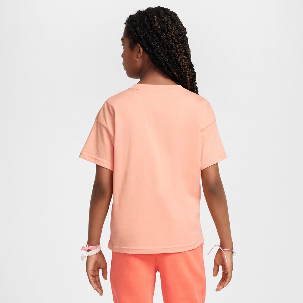 ナイキ（NIKE）（キッズ）スポーツウェア ガールズ 半袖 Tシャツ HQ2337-844