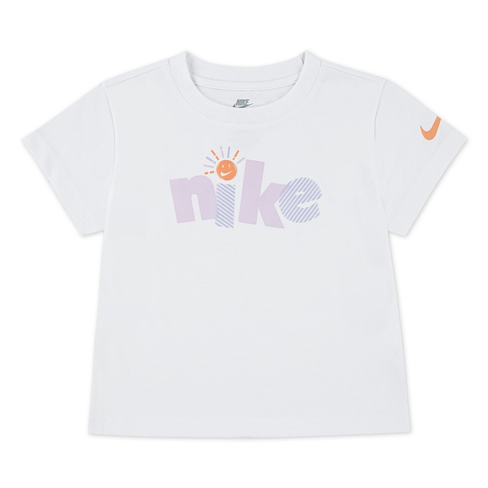 ナイキ（NIKE）（キッズ）ガールズ SUNNY SWOOSH 半袖Tシャツ 36M928-001
