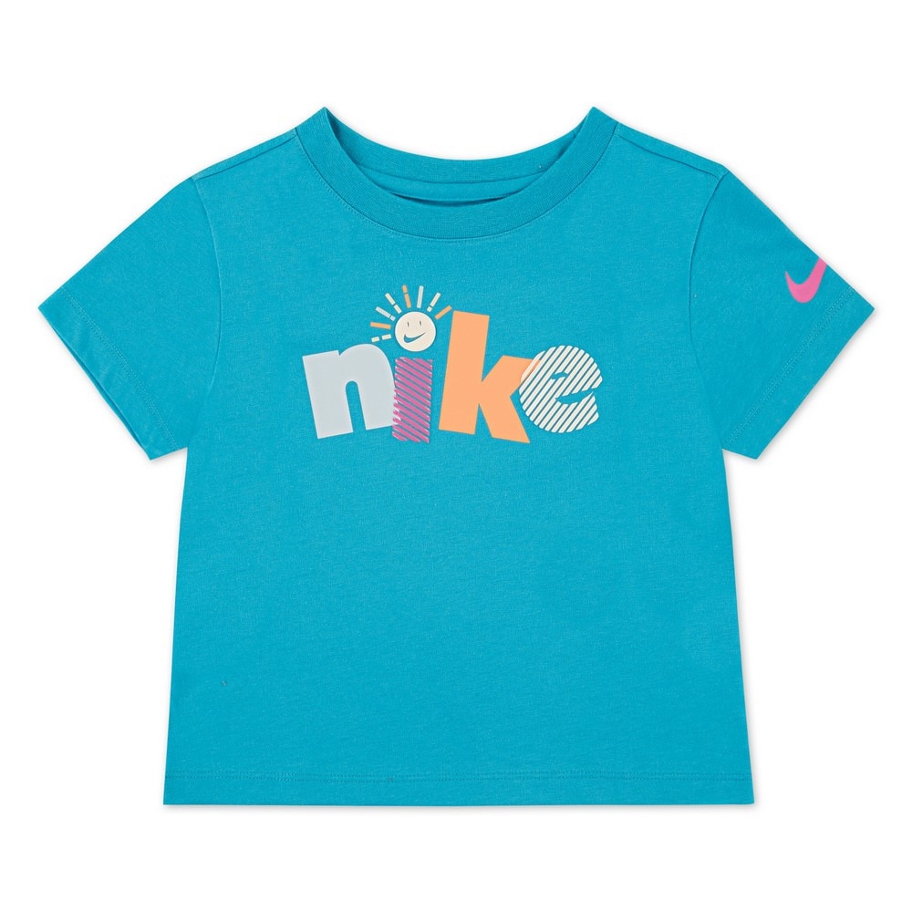 ナイキ（NIKE）（キッズ）ガールズ SUNNY SWOOSH 半袖Tシャツ 36M928-BA2