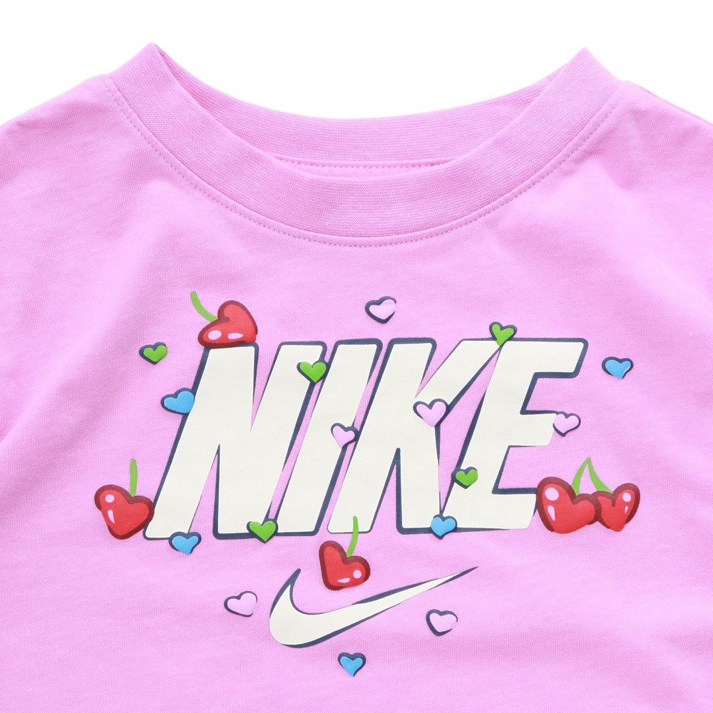 ナイキ（NIKE）（キッズ）ガール チェリー ボクシー 半袖Tシャツ