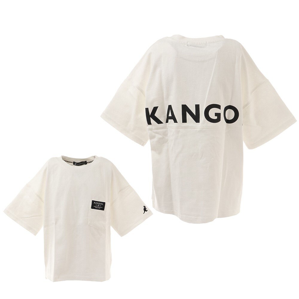  ジュニア ポケット付 Tシャツ 887122 WHT