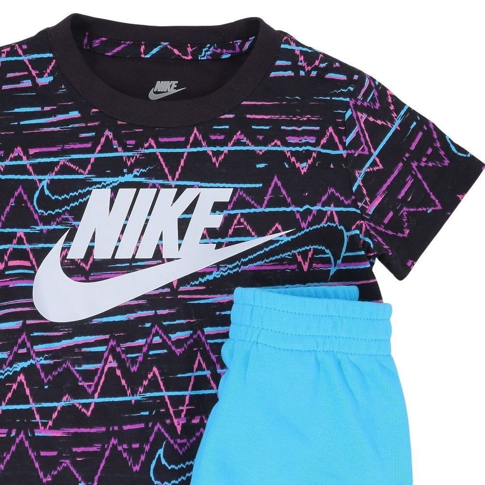 ナイキ（NIKE）（キッズ）半袖Tシャツ キッズ ショートパンツセット 76K513-F85 ※要サイズ確認