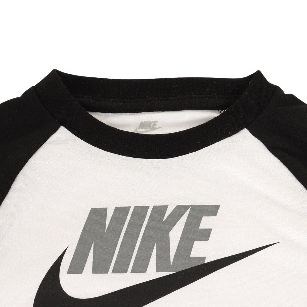 ナイキ（NIKE）（キッズ）半袖Tシャツ キッズ FUTURA RAGLAN 76K661-F00 ※要サイズ確認