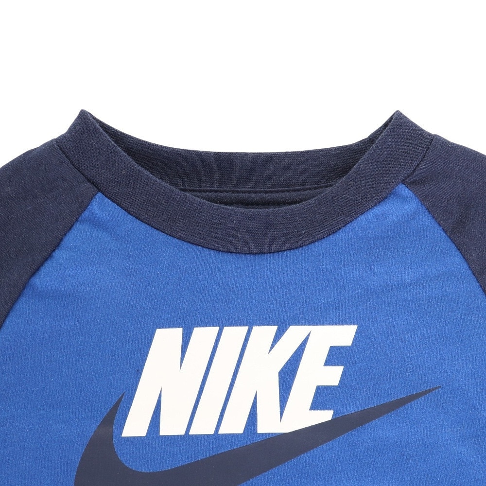 ナイキ（NIKE）（キッズ）半袖Tシャツ キッズ FUTURA RAGLAN 76K661-U89 ※要サイズ確認
