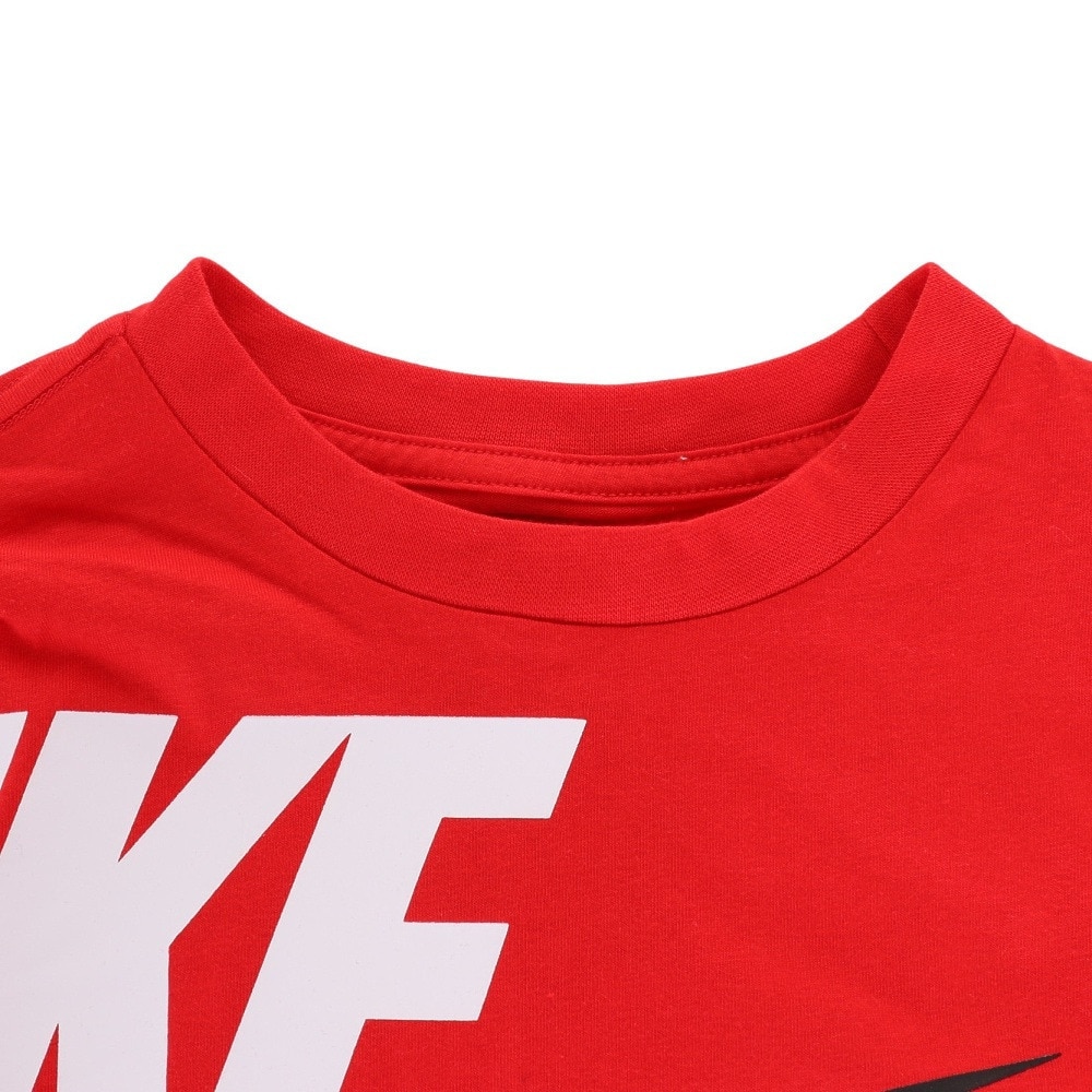 ナイキ（NIKE）（キッズ）Tシャツ 半袖 キッズ 上下セット ハーフパンツセット ビッグロゴ ※要サイズ確認 86J213-023