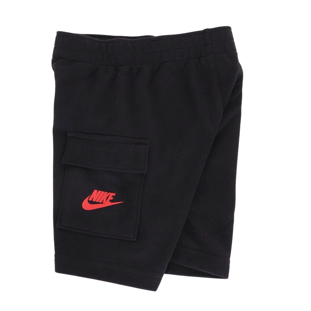 ナイキ（NIKE）（キッズ）Tシャツ 半袖 キッズ 上下セット ハーフパンツセット ビッグロゴ  86J213-023