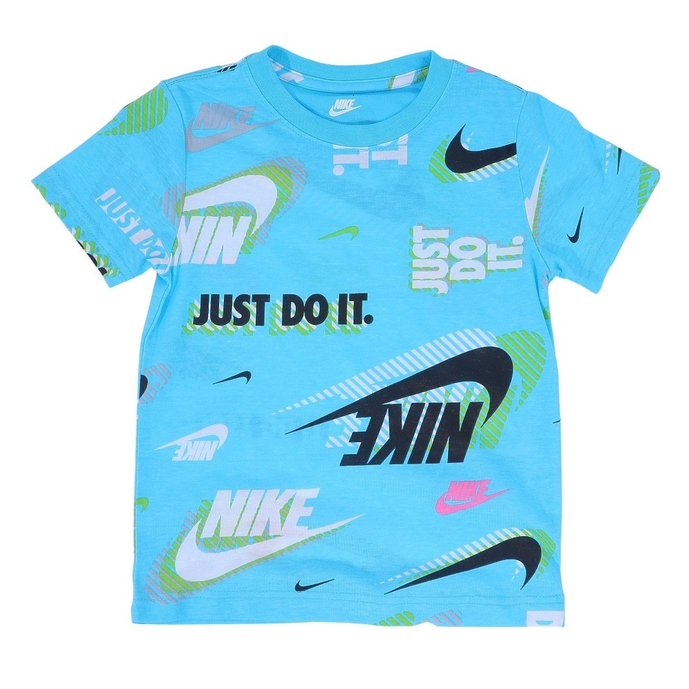 ナイキ（NIKE）（キッズ）半袖Tシャツ キッズ ショートパンツ上下セット 86K471-023 ※要サイズ確認