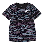 (キッズ)半袖Tシャツ キッズ NEW WAVE AOP 86K615-023 ※要サイズ確認