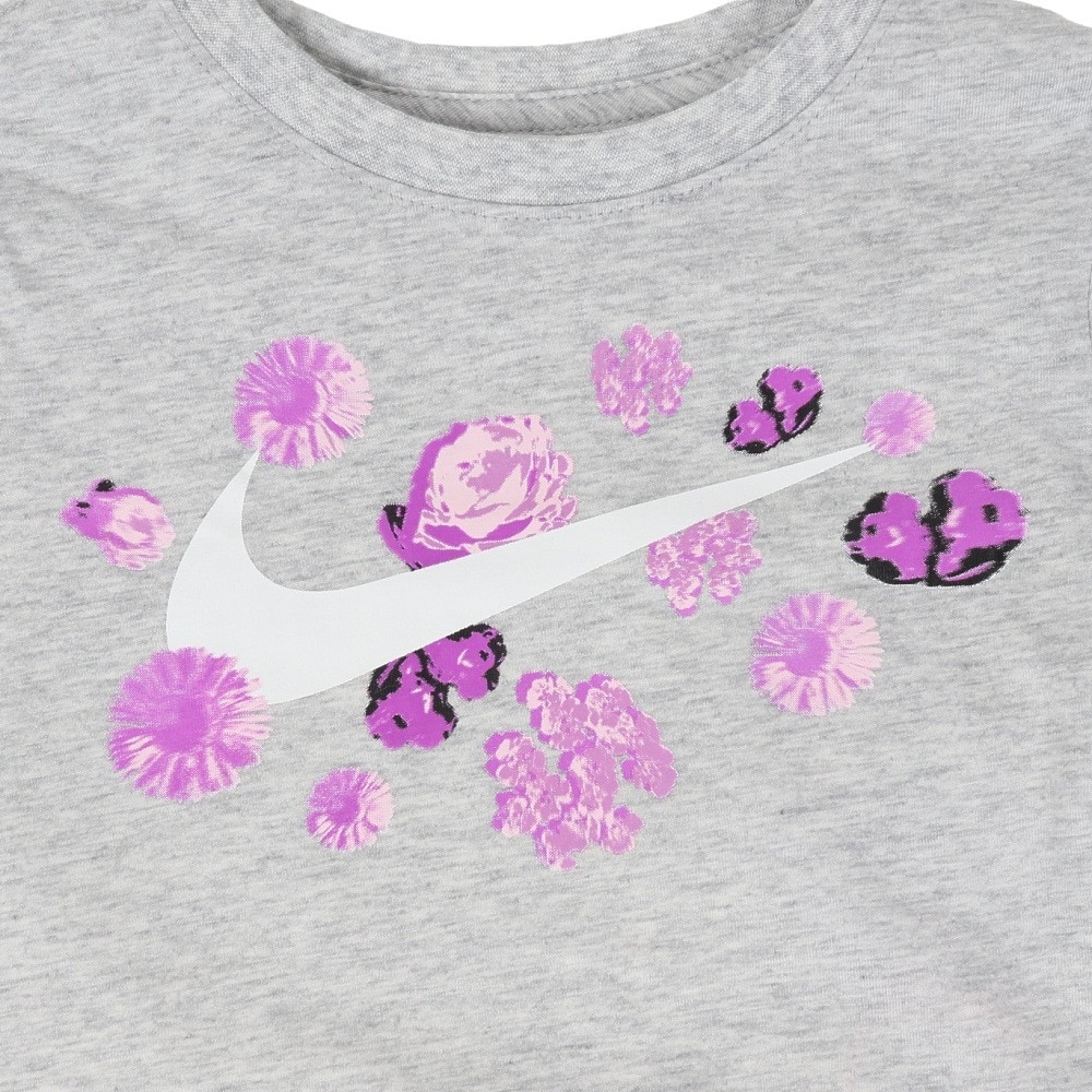 ナイキ（NIKE）（キッズ）半袖Tシャツ キッズ FLORAL LOGO 36K523-GAK ※要サイズ確認