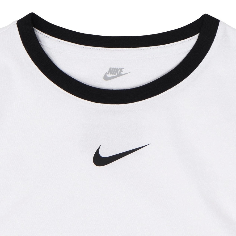 ナイキ（NIKE）（キッズ）半袖Tシャツ キッズ SWOOSH RINGER 36K605-001