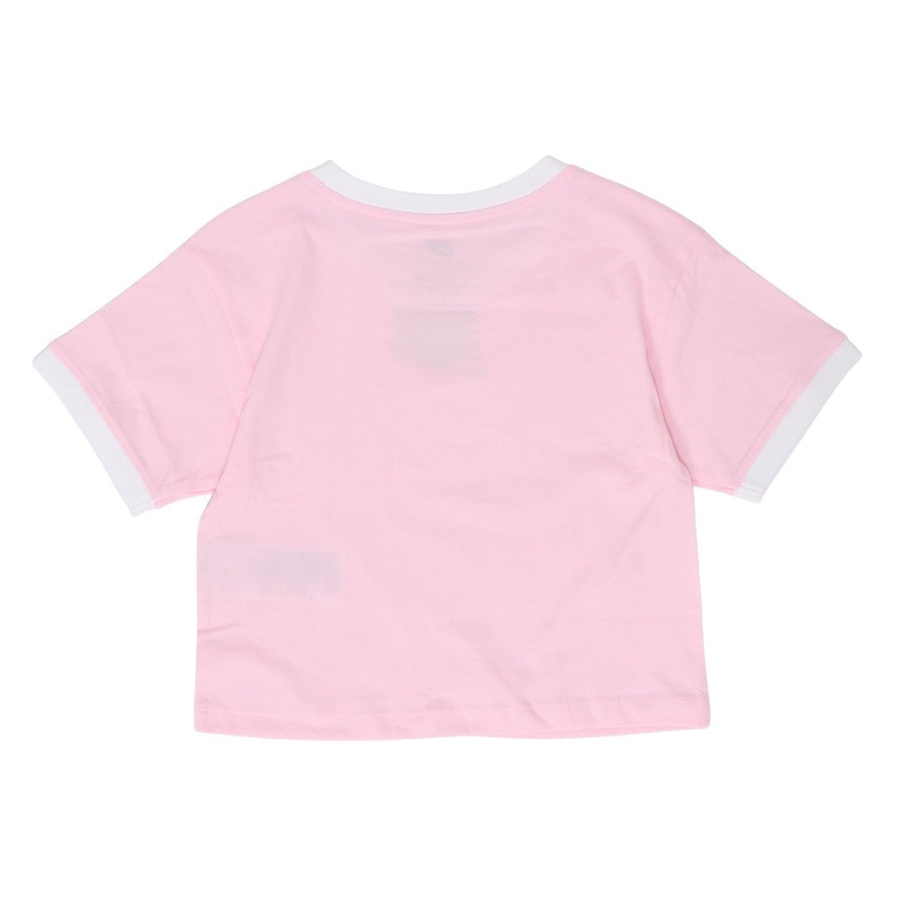 ナイキ（NIKE）（キッズ）半袖Tシャツ キッズ SWOOSH RINGER 36K605-A9Y
