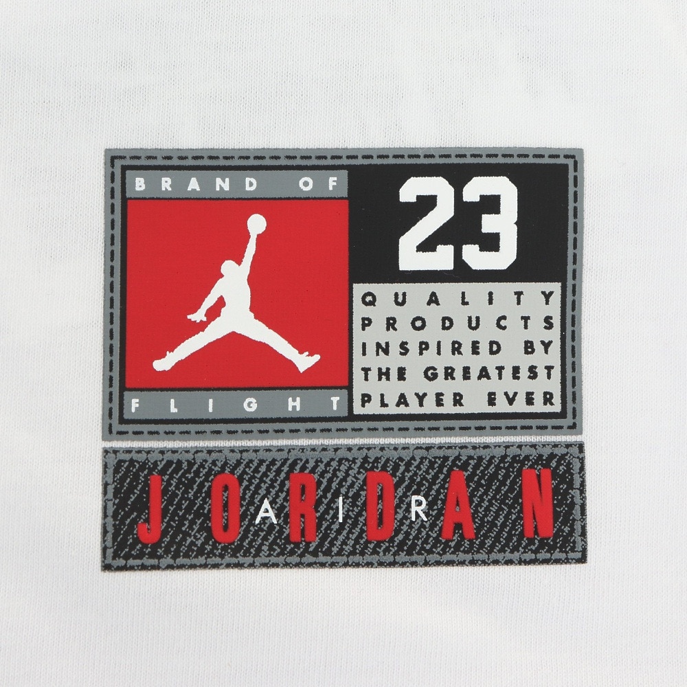 ジョーダン（JORDAN）（キッズ）Tシャツ tシャツ 半袖 PRACTICE FLIGHT Tシャツ 85A088-001 23番 ホワイト 白