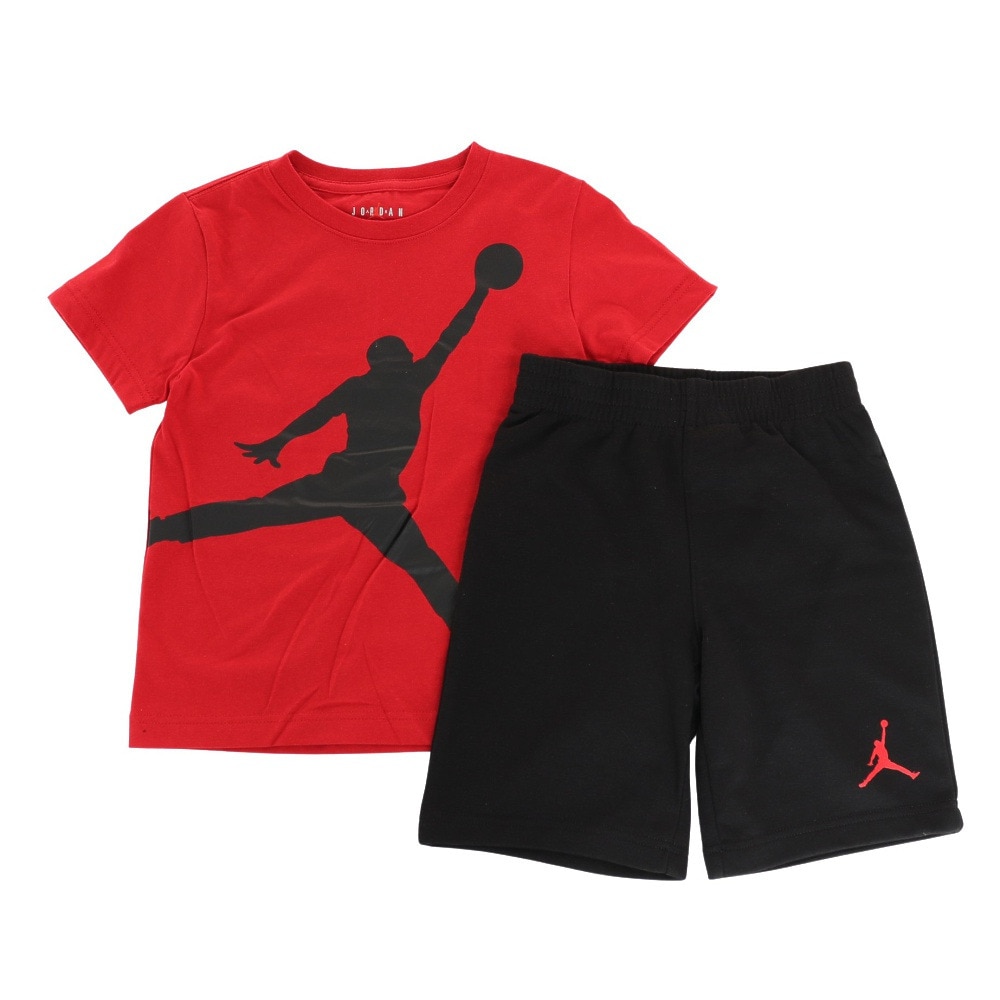 ジョーダン（JORDAN）（キッズ）JUMPMAN Tシャツ&ショートセット 85C138-023