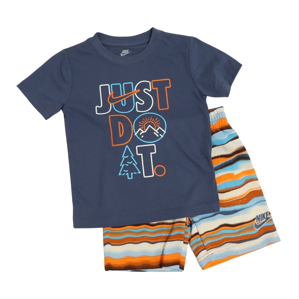 ナイキ（NIKE）（キッズ）半袖Tシャツ キッズ 上下セット NSW FT