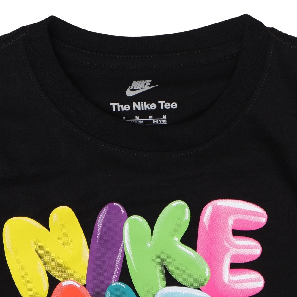 ナイキ（NIKE）（キッズ）半袖Tシャツ キッズ 黒 AIR BALLOON 86K947-023 ※要サイズ確認  スポーツ用品はスーパースポーツゼビオ