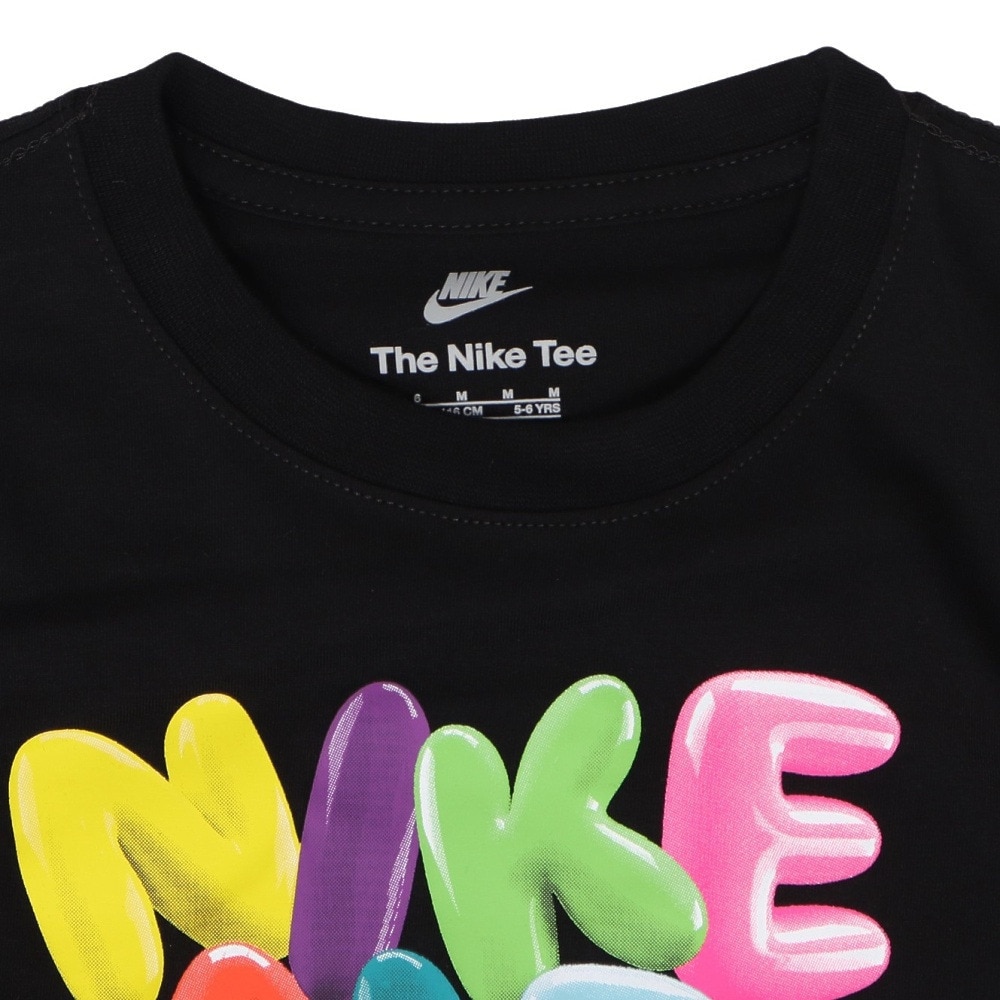 ナイキ（NIKE）（キッズ）半袖Tシャツ キッズ 黒 AIR BALLOON 86K947-023 ※要サイズ確認  スポーツ用品はスーパースポーツゼビオ