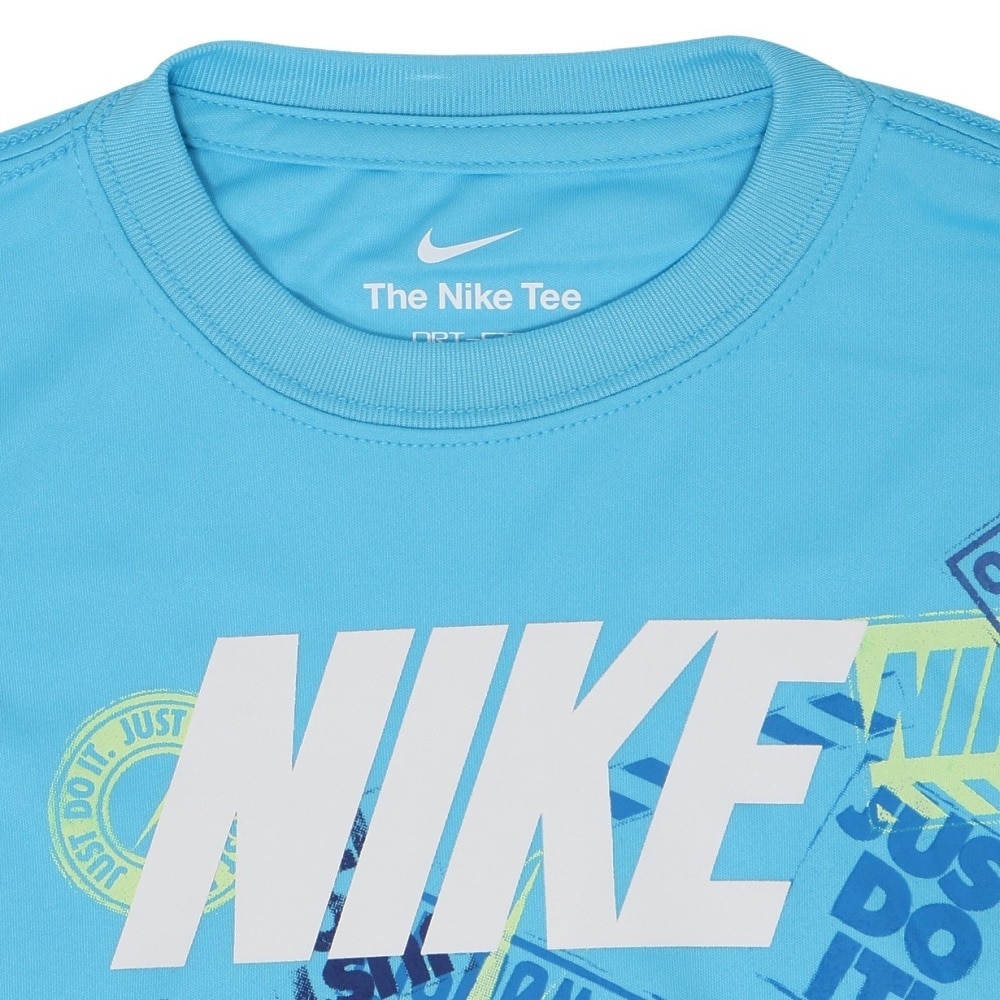 ナイキ（NIKE）（キッズ）半袖Tシャツ キッズ BLOCK STAMP 86K968-F85 ※要サイズ確認