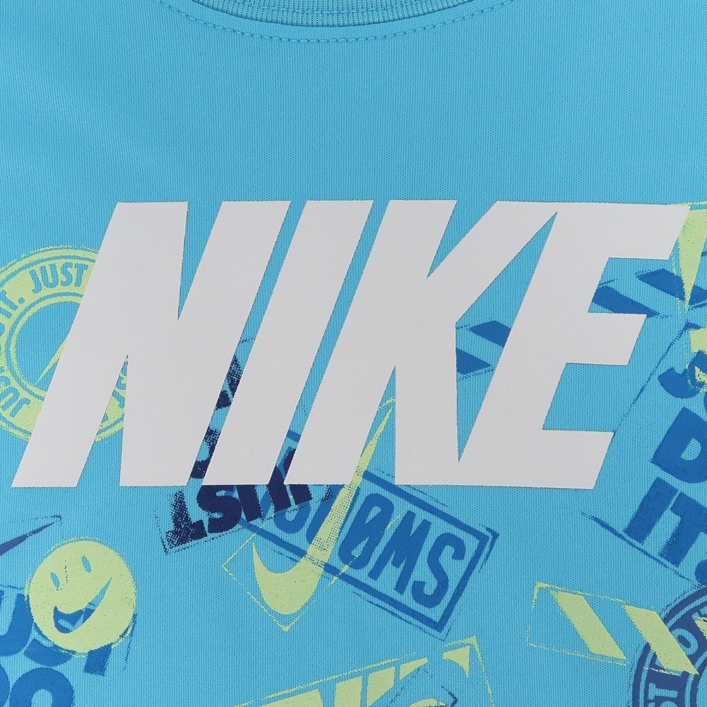 ナイキ（NIKE）（キッズ）半袖Tシャツ キッズ BLOCK STAMP 86K968-F85 ※要サイズ確認
