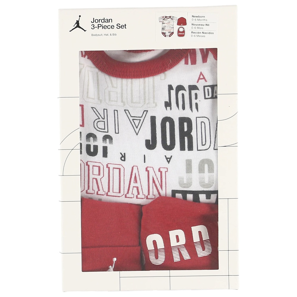 ジョーダン（JORDAN）（キッズ）ベビー 3点セット JHB AOP 3PC BOX SET NJ0587-001