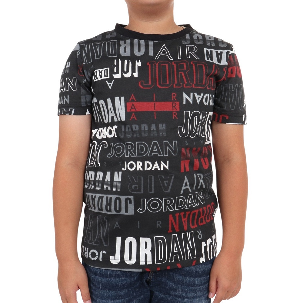 ジョーダン（JORDAN）（キッズ）半袖Tシャツ キッズ FAN LOVE AOP 95C415-023