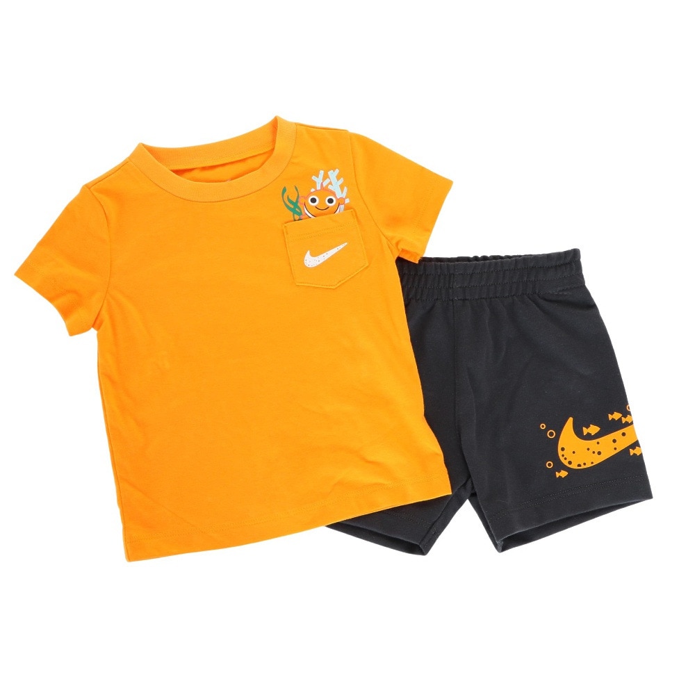 ナイキ（NIKE）（キッズ）半袖Tシャツ キッズ 上下セット 66K959-P6G