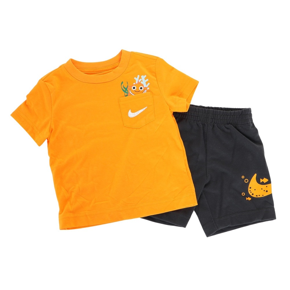 ナイキ（NIKE）（キッズ）半袖Tシャツ キッズ 上下セット 76K959-P6G