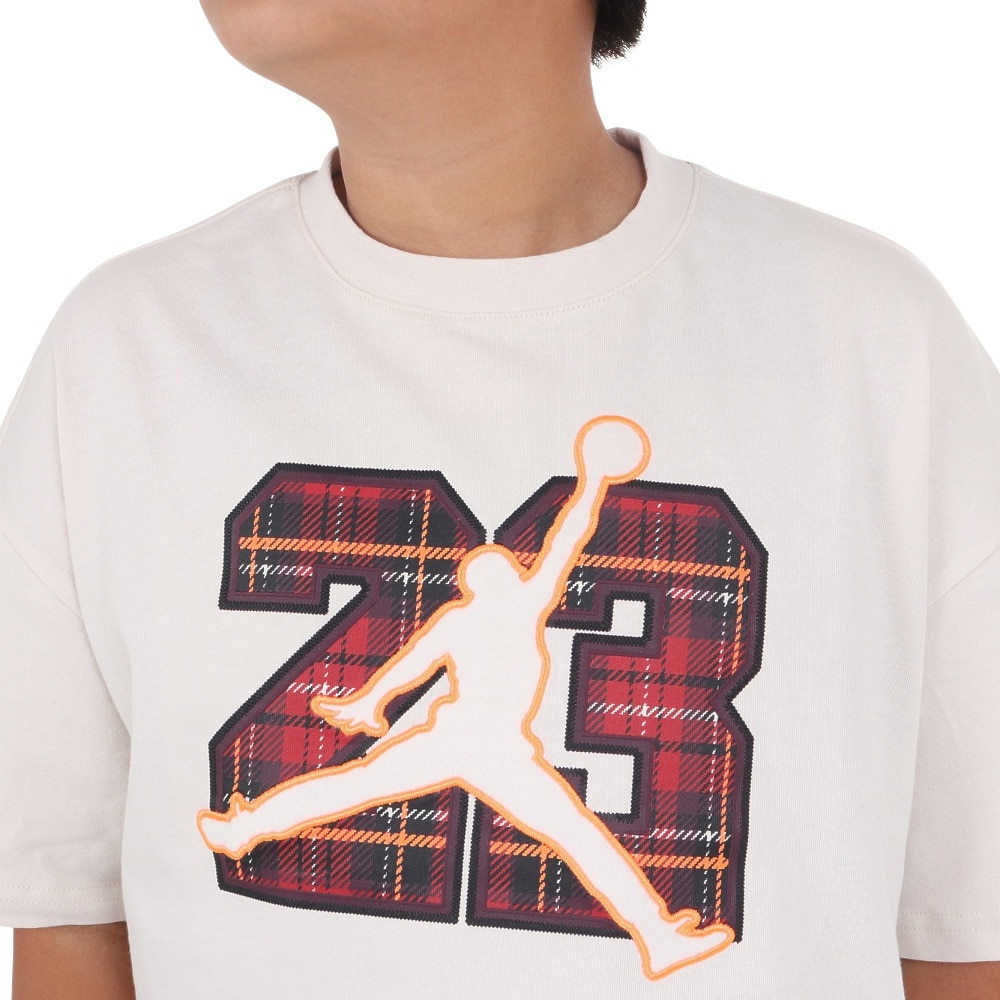 ジョーダン（JORDAN）（キッズ）ジュニア JDB PLAID PACK 半袖Tシャツ 23SST 95C822-W39
