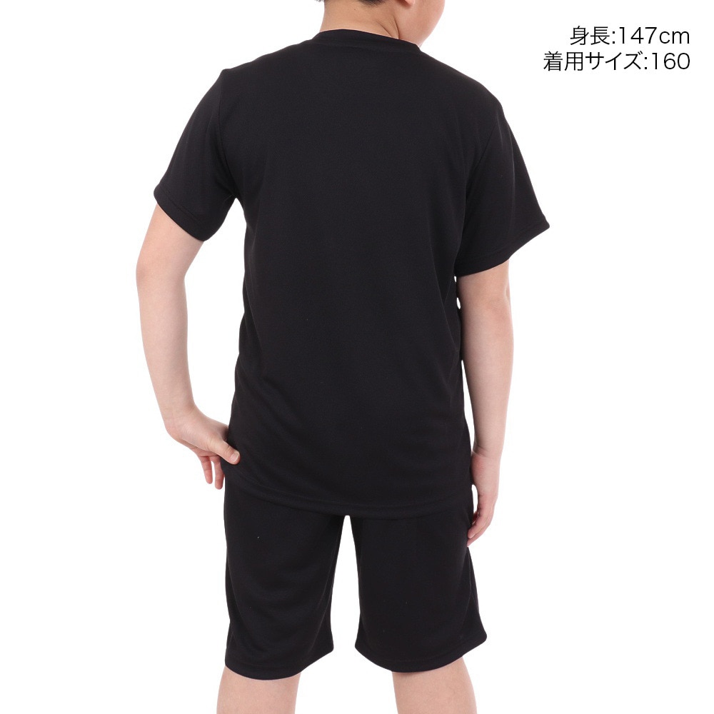 ジローム（GIRAUDM）（キッズ）ジュニア ドライプラス SB メッシュスーツ 上下セット CT4S0060-TR865-GRSD BLK