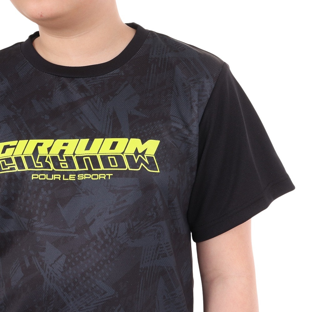 ジローム（GIRAUDM）（キッズ）ジュニア ドライプラス SB メッシュスーツ 上下セット CT4S0060-TR865-GRSD BLK