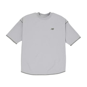 (キッズ)ジュニア ワッフル半袖Tシャツ ABT55534OVN