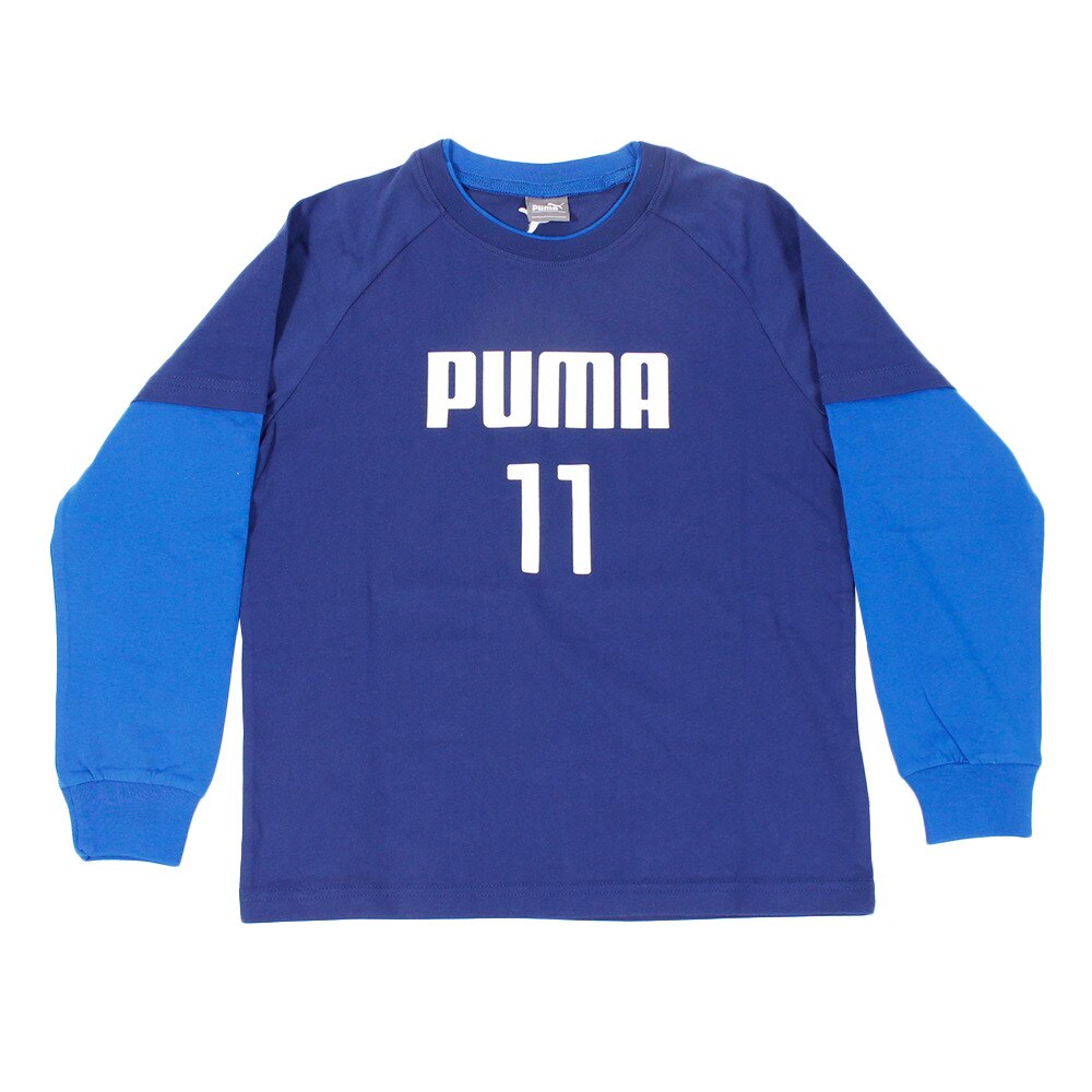  レイヤードロングスリーブTシャツ 長袖 594289 16 NVY オンライン価格