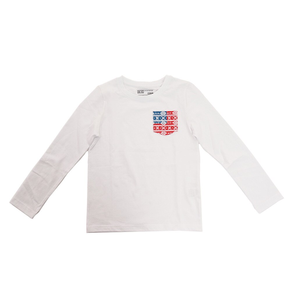 プリントロンTシャツ 長袖 865PA9BGI7993WHT オンライン価格