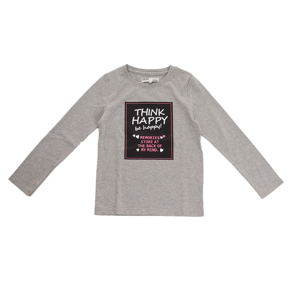 プリントロンTシャツ 長袖 865PA9BGI7995MGRY オンライン価格
