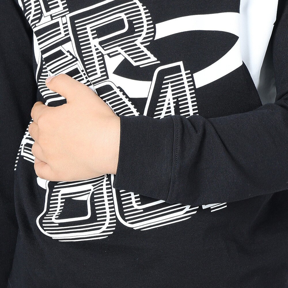 アンダーアーマー（UNDER ARMOUR）（キッズ）スーパー ビッグロゴ ロングスリーブ Tシャツ 1375482 001★★★